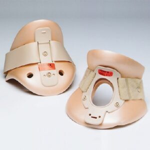 Rigid Cervical Collar Ossur Philadelphia Preformed Adult Small Two-Piece / Trachea Opening 4-1/4 Inch Height 10 to 13 Inch Neck Circumference