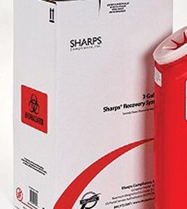 Mailback Sharps Container Sharps Recovery System 0.25 Gallon