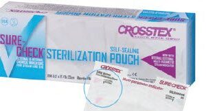 Sterilization Pouch Sure-Check Ethylene Oxide (EO) Gas / Steam 5-1/4 X 10 Inch Transparent Self Seal Film