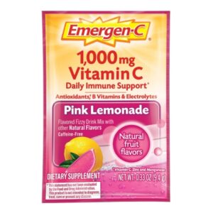 Oral Supplement Emergen-C Daily Immune Support Pink Lemonade Flavor Powder 0.30 oz. Individual Packet