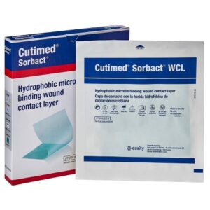 Antimicrobial Wound Contact Layer Dressing Cutimed Sorbact WCL 4 X 5 Inch Sterile
