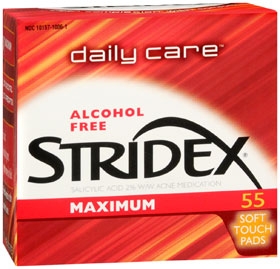 Acne Treatment Stridex Maximum 55 per Box Pad