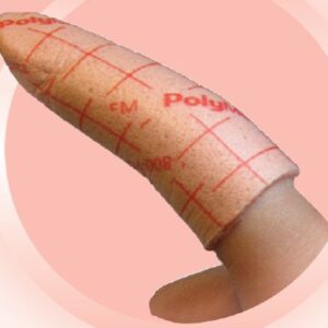Silver Foam Dressing PolyMem Silver 2-1/5 to 2-3/5 Inch Circumference Finger / Toe Sterile