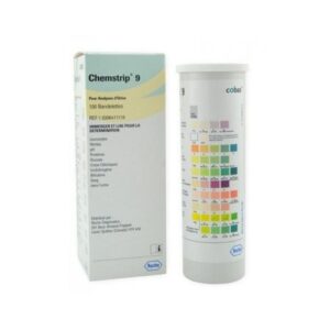 Urinalysis Reagent Chemstrip9 Bilirubin, Blood, Glucose, Ketone, Leukocytes, Nitrite, pH, Protein, Urobilinogen For Urinalysis