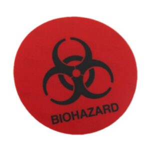 Pre-Printed Label Caution Label Red Biohazard Biohazard