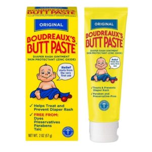 Diaper Rash Treatment Boudreaux’s Butt Paste 2 oz. Tube Scented Cream