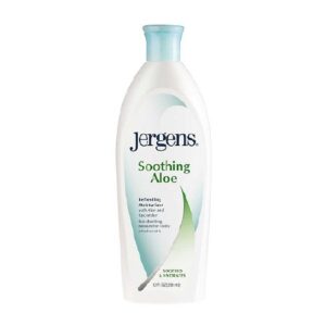 Hand and Body Moisturizer Jergens Aloe Relief 10 oz. Bottle Scented Lotion