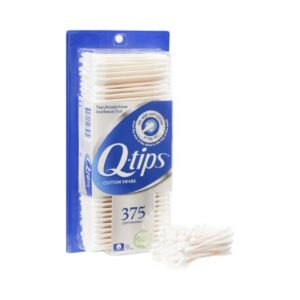 Swabstick Q-Tip Cotton Tip Cotton Shaft 3 Inch NonSterile 375 per Pack