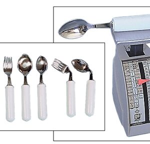 Knife Comfort Grip Weighted Silver / White