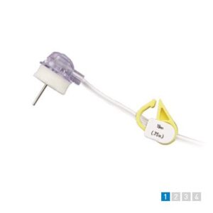 Portal Access Cannula Gripper Micro Blunt 20 Gauge 3/4 Inch Y-Site Port