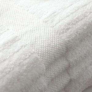Hand Towel Luxury Stripe 16 X 30 Inch White