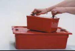 Instrument Container Full Size Polypropylene 6 X 13 X 21 Inch