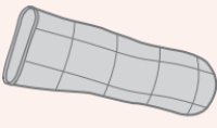 Silver Foam Dressing PolyMem Silver 1-4/5 to 2-1/5 Inch Circumference Finger / Toe Sterile