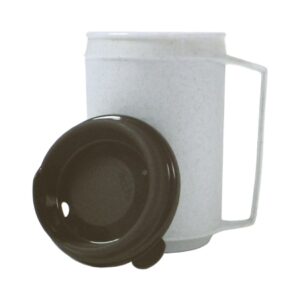 Insulated Drinking Cup FabLife 8 oz. Blue Plastic Reusable