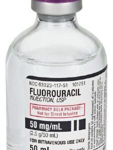 Fluorouracil 50 mg / mL Injection 50 mL