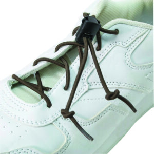 Shoelaces Brown Elastic