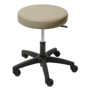 Ultra Comfort Stool Air Spring Height Adjustment 2 Inch Twin Wheel Carpet Casters Gunmetal