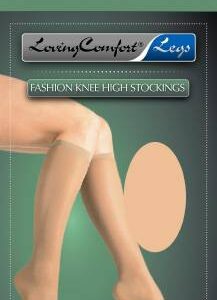 Compression Stocking Loving Comfort Knee High Small Beige Closed Toe