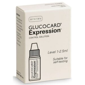 Diabetes Management Test Control Glucocard Expression Blood Glucose Level 1 1 X 2.5 mL
