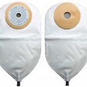 Urostomy Pouch Nu-Flex One-Piece System 11 Inch Length Deep Convex, Trim to Fit