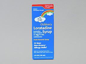 Children’s Allergy Relief 5 mg / 5 mL Strength Syrup 4 oz.