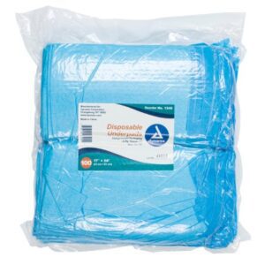Disposable Underpad Dynarex 17 X 24 Inch Fluff Light Absorbency