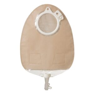 Urostomy Pouch SenSura Click Two-Piece System 10-3/8 Inch Length, Maxi 40 mm Stoma Drainable