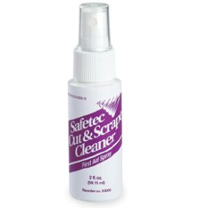 Antiseptic Ethyl Alcohol Safetec Topical Liquid 2 oz. Spray Bottle