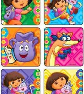Kids Love Stickers 90 per Pack Dora The Explorer Sticker 2-1/2 Inch