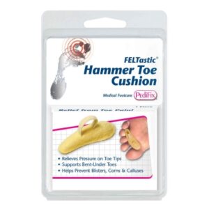 Hammer Toe Cushion FELTastic Large Pull-On Male 9 to 10 / Female 11+ Left Foot