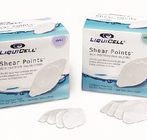Adhesive Dressing LiquiCellShear Points 28 X 56 mm Plastic Oval White NonSterile