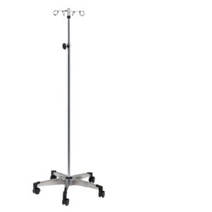 IV Stand Ram Horn Hooks 4 Hooks 4 Legs with Casters