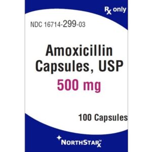 Amoxicillin 500 mg Capsule 100 Capsules