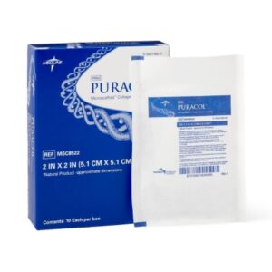 Collagen Dressing Puracol 2 X 2 Inch Square Sterile