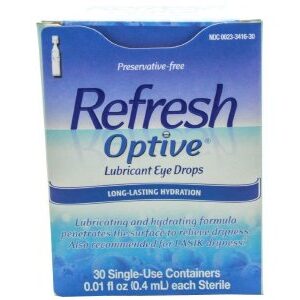 Eye Lubricant Refresh Optive 0.01 oz. Eye Drops