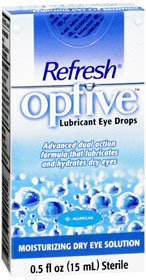 Eye Lubricant Refresh Optive 0.5 oz. Eye Drops