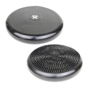 Stability Trainer CanDo Disc / Inflatable 14 Inch Diameter 2-1/2 X 14 X 14 Inch Black