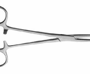 Artery Forceps Affinity Ochsner 6-1/4 Inch Length Floor / Office Grade Pakistani Stainless Steel NonSterile Locking Finger Ring Handle Straight 1 X 2 Teeth