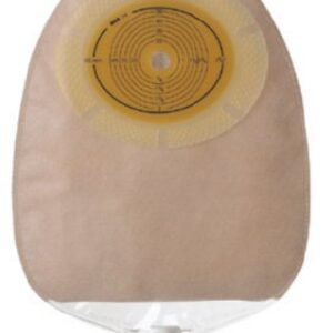 Urostomy Pouch SenSura One-Piece System 9-1/2 Inch Length, Midi Flat, Trim to Fit 3/8 to 2-1/2 Inch Stoma Drainable