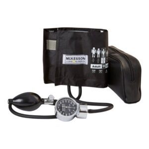 Aneroid Sphygmomanometer Unit McKesson LUMEON Adult Cuff Nylon Cuff 23 – 40 cm Pocket Aneroid