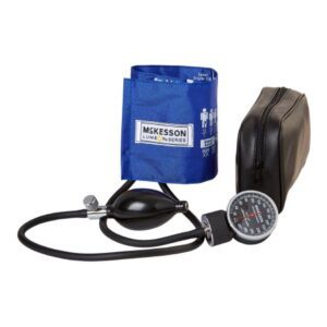 Aneroid Sphygmomanometer Unit McKesson LUMEON Small Adult Cuff Nylon Cuff 19 – 27 cm Pocket Aneroid