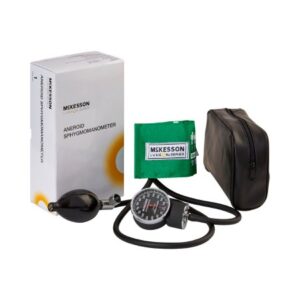 Aneroid Sphygmomanometer Unit McKesson LUMEON Pediatric Cuff Nylon Cuff 13 – 19.5 cm Pocket Aneroid