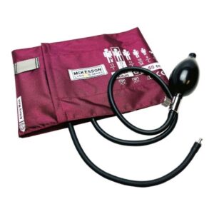 Reusable Blood Pressure Cuff and Bulb McKesson LUMEON 34 to 50 cm Arm Nylon Cuff Large Adult Cuff