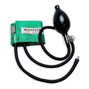 Reusable Blood Pressure Cuff and Bulb McKesson LUMEON 13.9 to 19.5 cm Arm Nylon Cuff Child Cuff