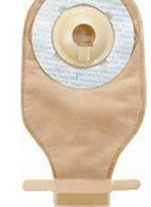 Ileostomy / Colostomy Pouch UltraLite One-Piece System 9 Inch Length Deep Convex, Pre-Cut Drainable