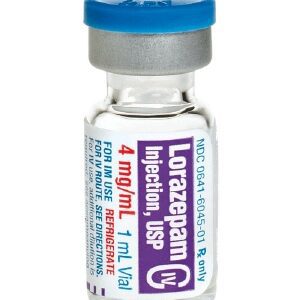 Lorazepam 4 mg / mL Injection 1 mL