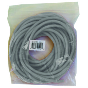 Exercise Resistance Tubing CanDo Low Powder Silver 25 Foot Length 2X-Heavy Resistance