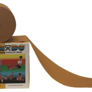 Exercise Resistance Band CanDo Gold 5 Inch X 50 Yard 3X-Heavy Resistance
