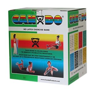 Exercise Resistance Band CanDo Green 5 Inch X 25 Yard Medium Resistance