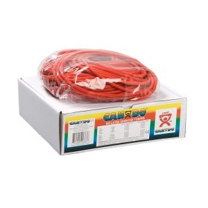 Exercise Resistance Tubing CanDo Red 100 Foot Length Light Resistance